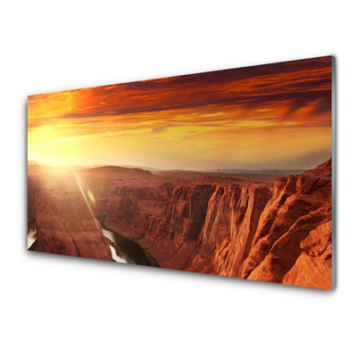 Slika na akrilnem steklu Grand canyon landscape