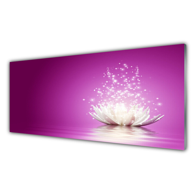 Slika na akrilnem steklu Lotus cvet