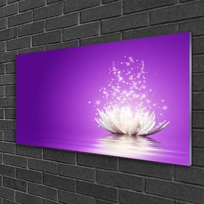 Slika na akrilnem steklu Lotus cvet