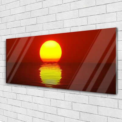Slika na akrilnem steklu Sunset landscape