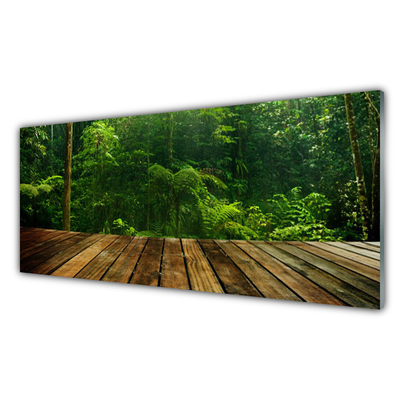 Slika na akrilnem steklu Forest narava rastlin