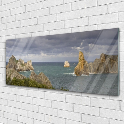 Slika na akrilnem steklu Sea rock landscape
