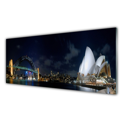 Slika na akrilnem steklu Sydney bridge arhitektura