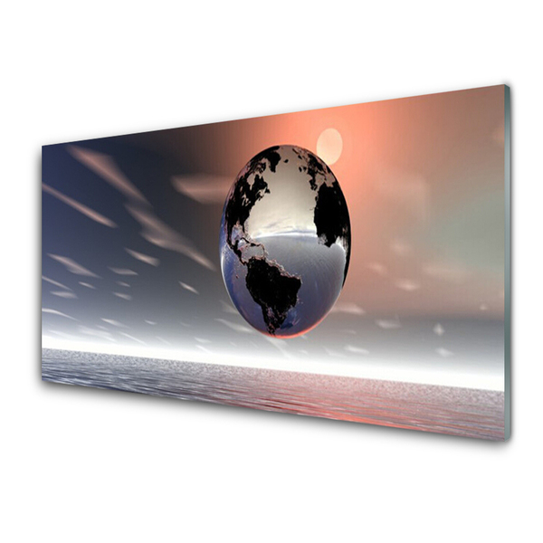 Slika na akrilnem steklu Zemlja art