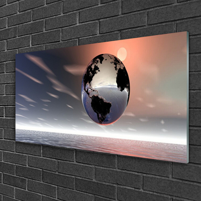 Slika na akrilnem steklu Zemlja art