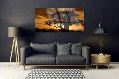 Slika na akrilnem steklu Drevo narava