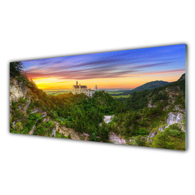 Slika na akrilnem steklu Gora landscape