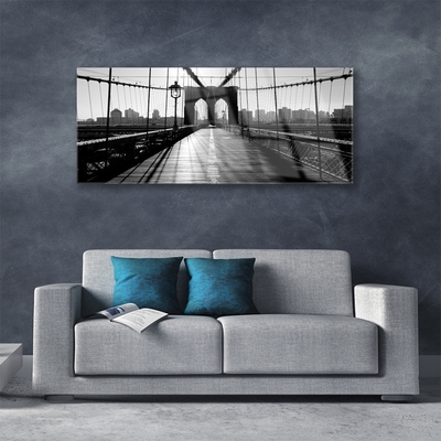 Slika na akrilnem steklu Bridge arhitektura