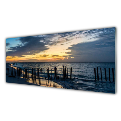 Slika na akrilnem steklu Sea beach landscape