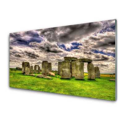 Slika na akrilnem steklu Stonehenge landscape