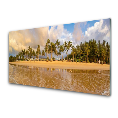 Slika na akrilnem steklu Plaža landscape