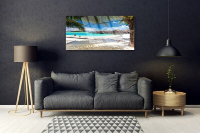 Slika na akrilnem steklu Ocean beach landscape