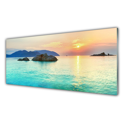Slika na akrilnem steklu Morska krajina