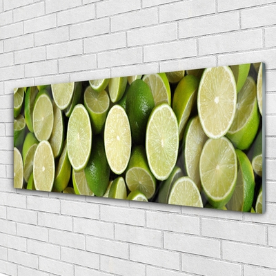 Slika na akrilnem steklu Lime hrane kuhinja