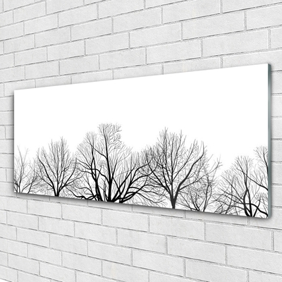 Slika na akrilnem steklu Rastlin drevesa narava