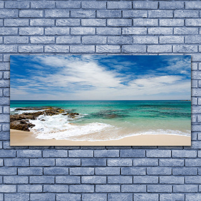 Slika na akrilnem steklu Plaža morje landscape