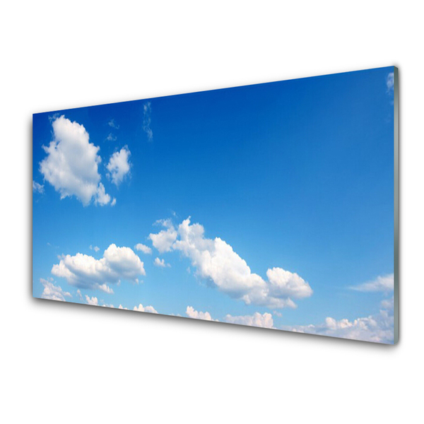 Slika na akrilnem steklu Sky oblaki landscape