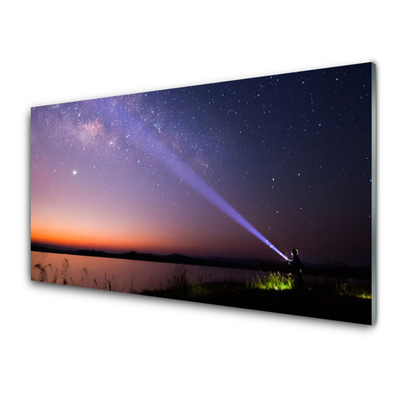 Slika na akrilnem steklu Star night milky way