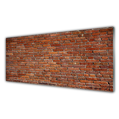 Slika na akrilnem steklu Brick wall opeke v zidu