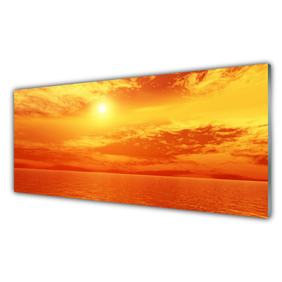 Slika na akrilnem steklu Sun sea landscape