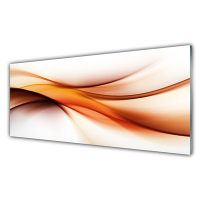 Slika na akrilnem steklu Abstrakcija graphics waves