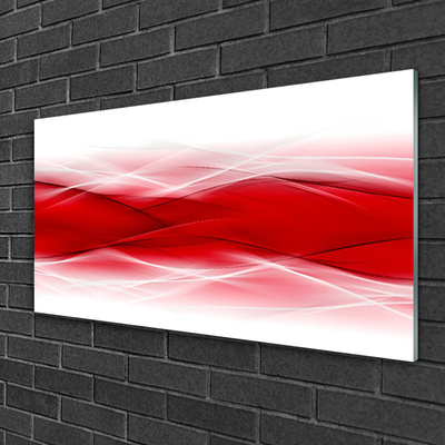 Slika na akrilnem steklu Abstract art waves