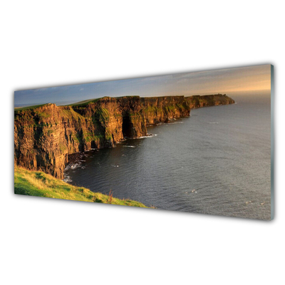 Slika na akrilnem steklu Rocks sea coast