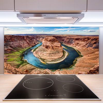 Stenska plošča za kuhinjo Grand canyon landscape