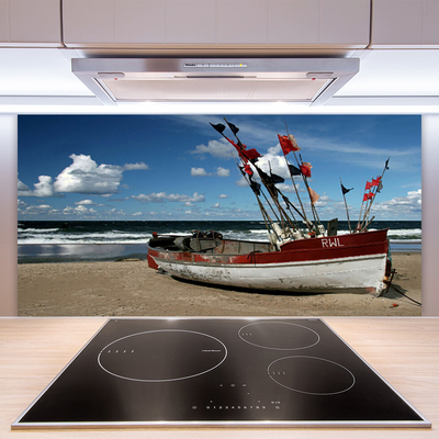 Stenska plošča za kuhinjo Čoln sea beach landscape