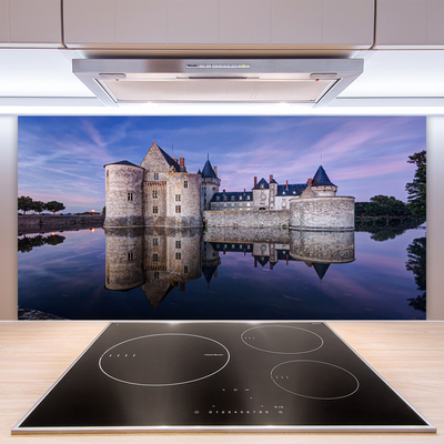 Stenska plošča za kuhinjo Grad vode arhitektura