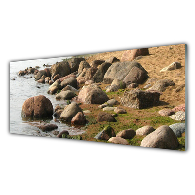Stenska plošča za kuhinjo Sea coast landscape