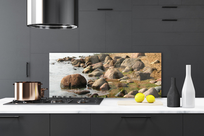 Stenska plošča za kuhinjo Sea coast landscape