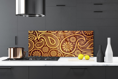 Stenska plošča za kuhinjo Abstrakcija graphics
