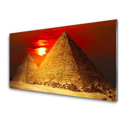 Stenska plošča za kuhinjo Piramide arhitektura