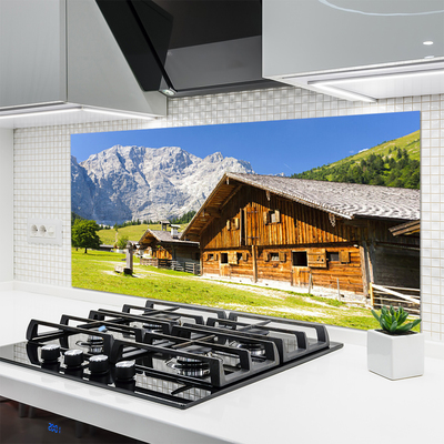 Stenska plošča za kuhinjo Hiša mountain nature landscape