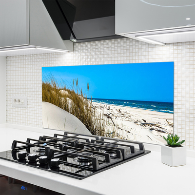 Stenska plošča za kuhinjo Plaža landscape