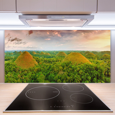 Stenska plošča za kuhinjo Jungle forest narava