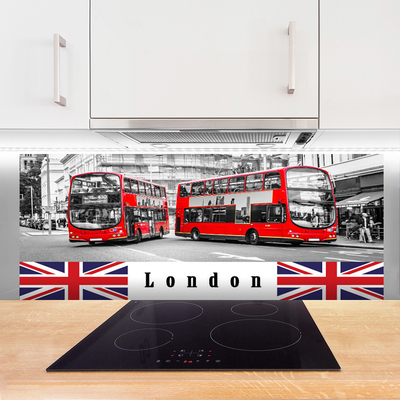 Zidna obloga za kuhinju London bus art