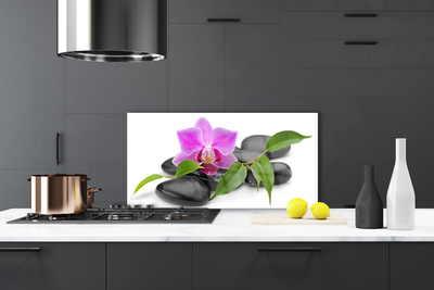 Zidna obloga za kuhinju Orchid flower art