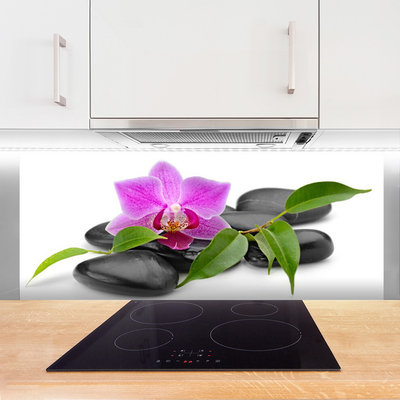Zidna obloga za kuhinju Orchid flower art