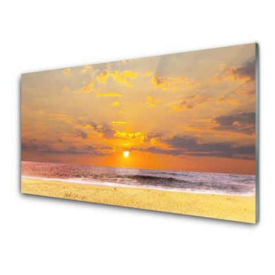 Zidna obloga za kuhinju Sea beach sun landscape