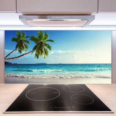 Zidna obloga za kuhinju Seaside palm beach landscape