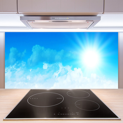 Zidna obloga za kuhinju Sun sky landscape