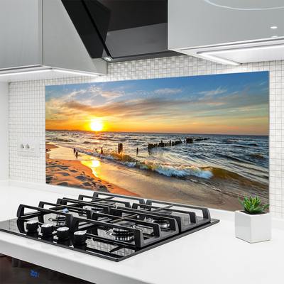 Zidna obloga za kuhinju Sea sunset beach