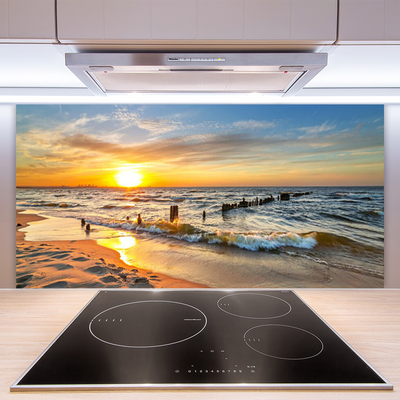 Zidna obloga za kuhinju Sea sunset beach