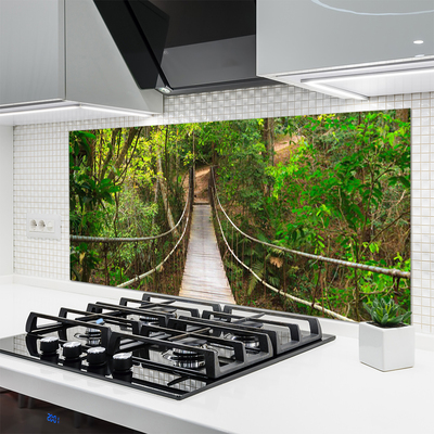 Zidna obloga za kuhinju Večina jungle deževni gozd