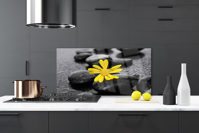 Zidna obloga za kuhinju Yellow flower nature spa