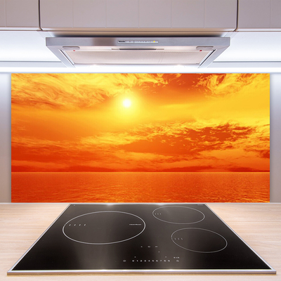 Zidna obloga za kuhinju Sun sea landscape