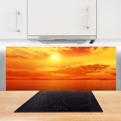 Zidna obloga za kuhinju Sun sea landscape