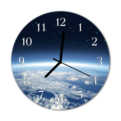 Steklena okrogla ura Zemlja vesolje